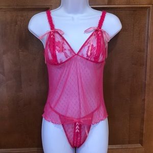 It’s us SEX-y! See thru lace babydoll with g string panties